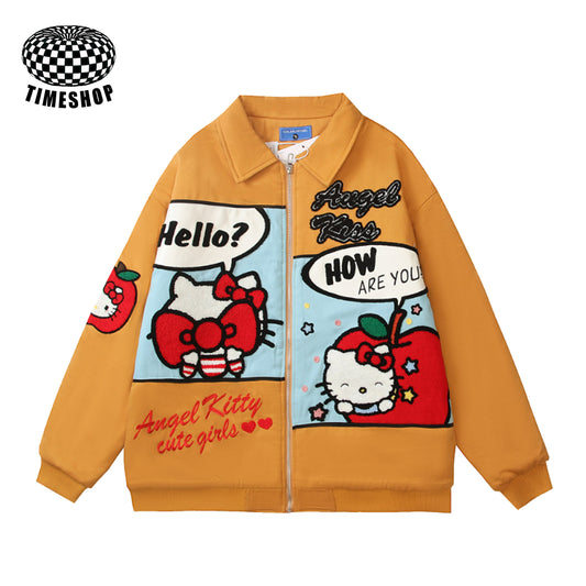 HelloKitty embroidered cotton jacket