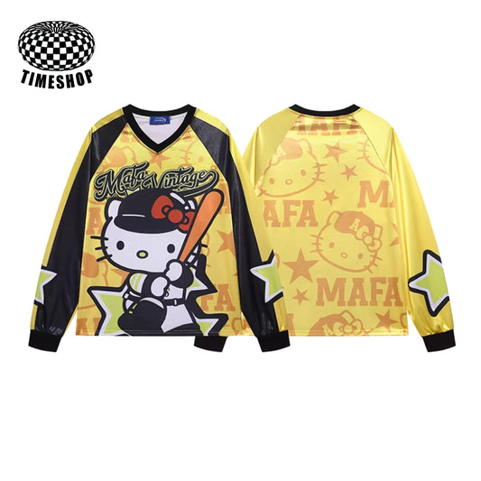 Hello Kitty long-sleeved jersey