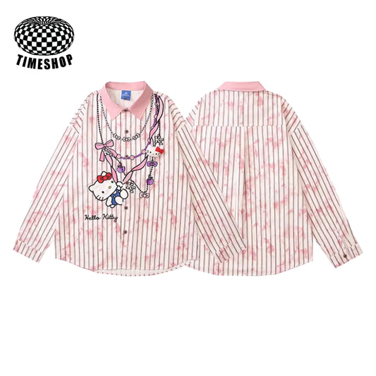 Hello Kitty striped shirt
