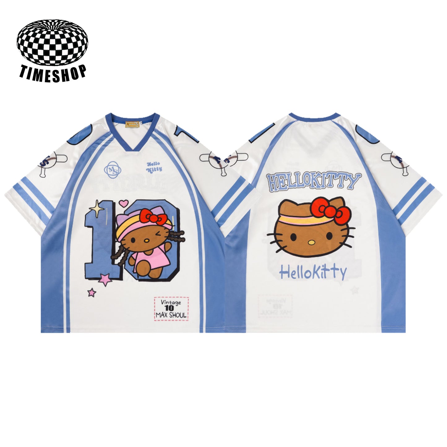 White Hello Kitty Jersey No. 10