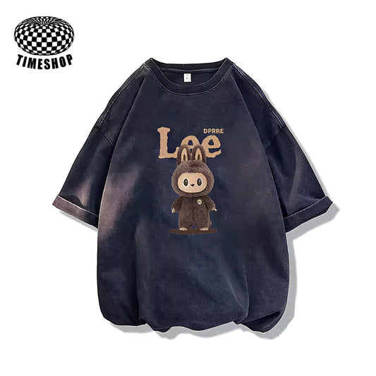 LABUBU Upgraded Denim T-shirt