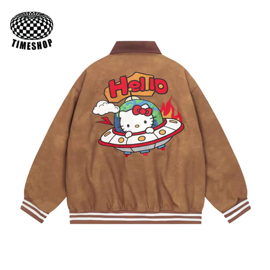 Spaceship Hello Kitty baseball uniform