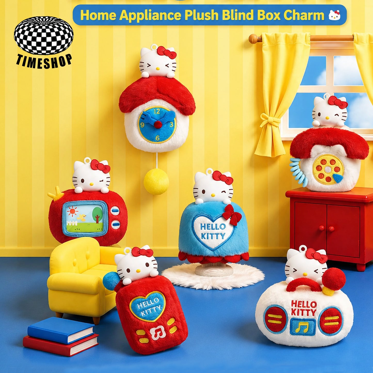 Sanrio® Hello Kitty Retro Appliance Blind Box Charm Collection