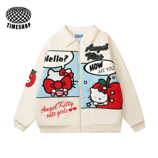 HelloKitty embroidered cotton jacket