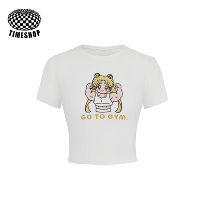 Fitness Sailor Moon T-shirt