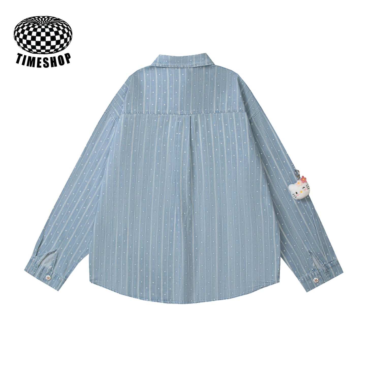 Hello Kitty blue denim shirt