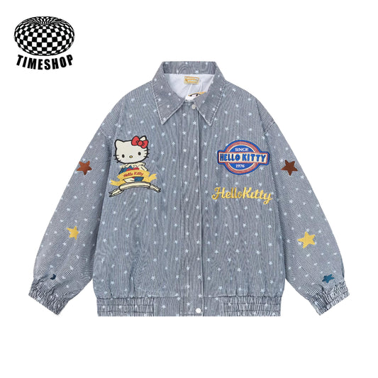 Hello Kitty Star Embroidered Jacket