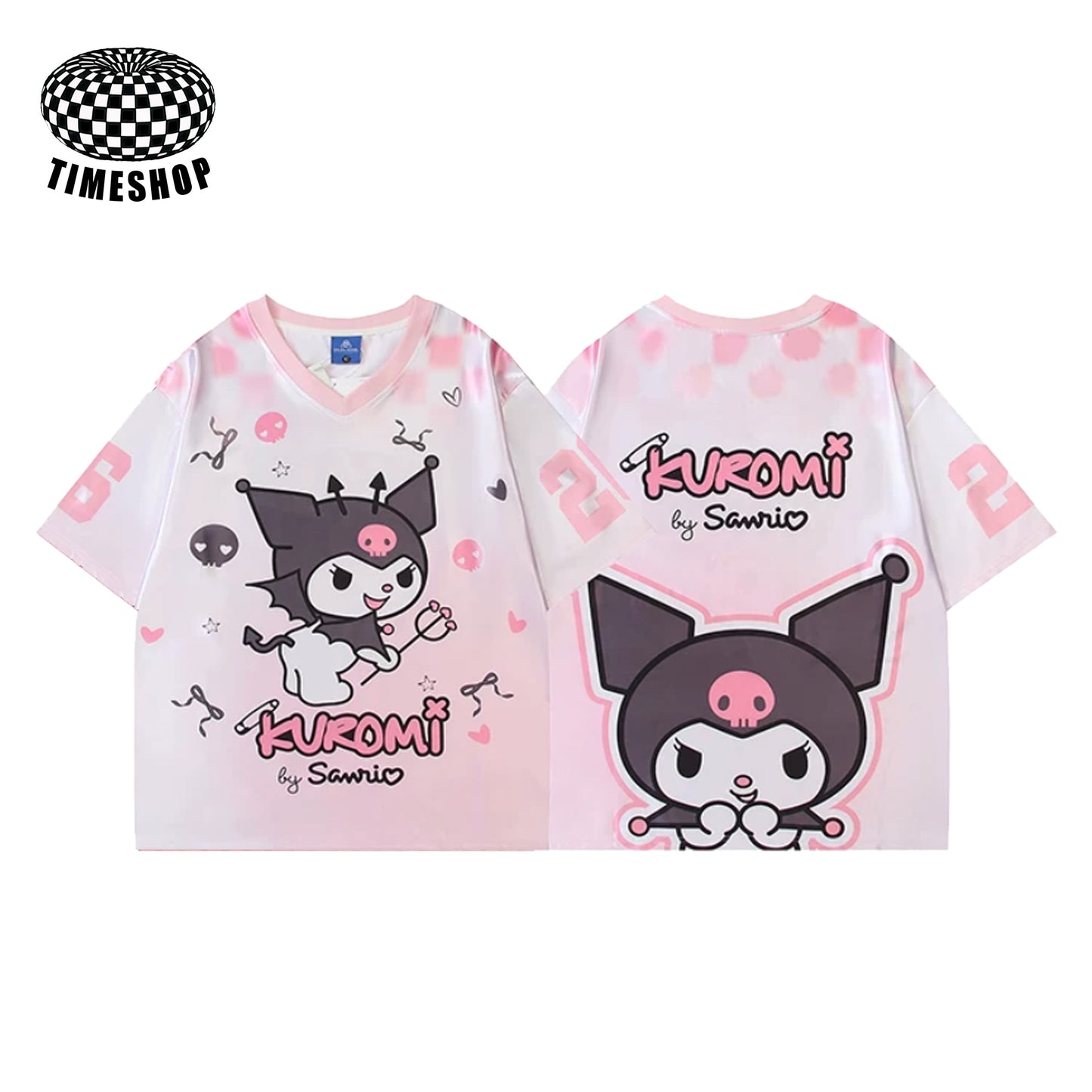 Kuromi pink jersey
