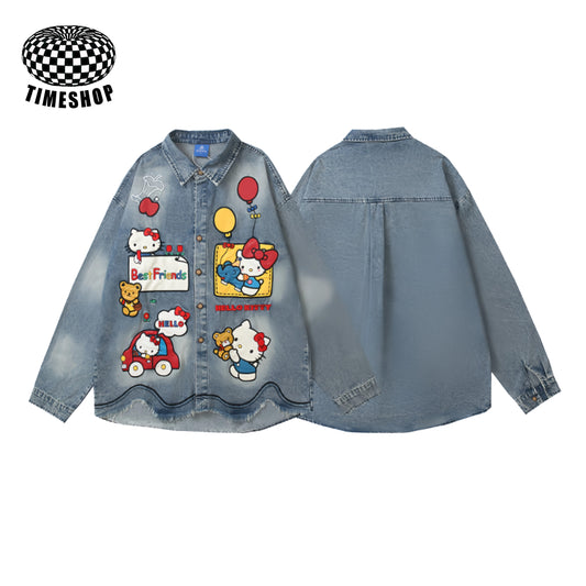 Hello Kitty denim shirt
