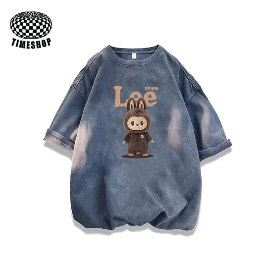 LABUBU Upgraded Denim T-shirt