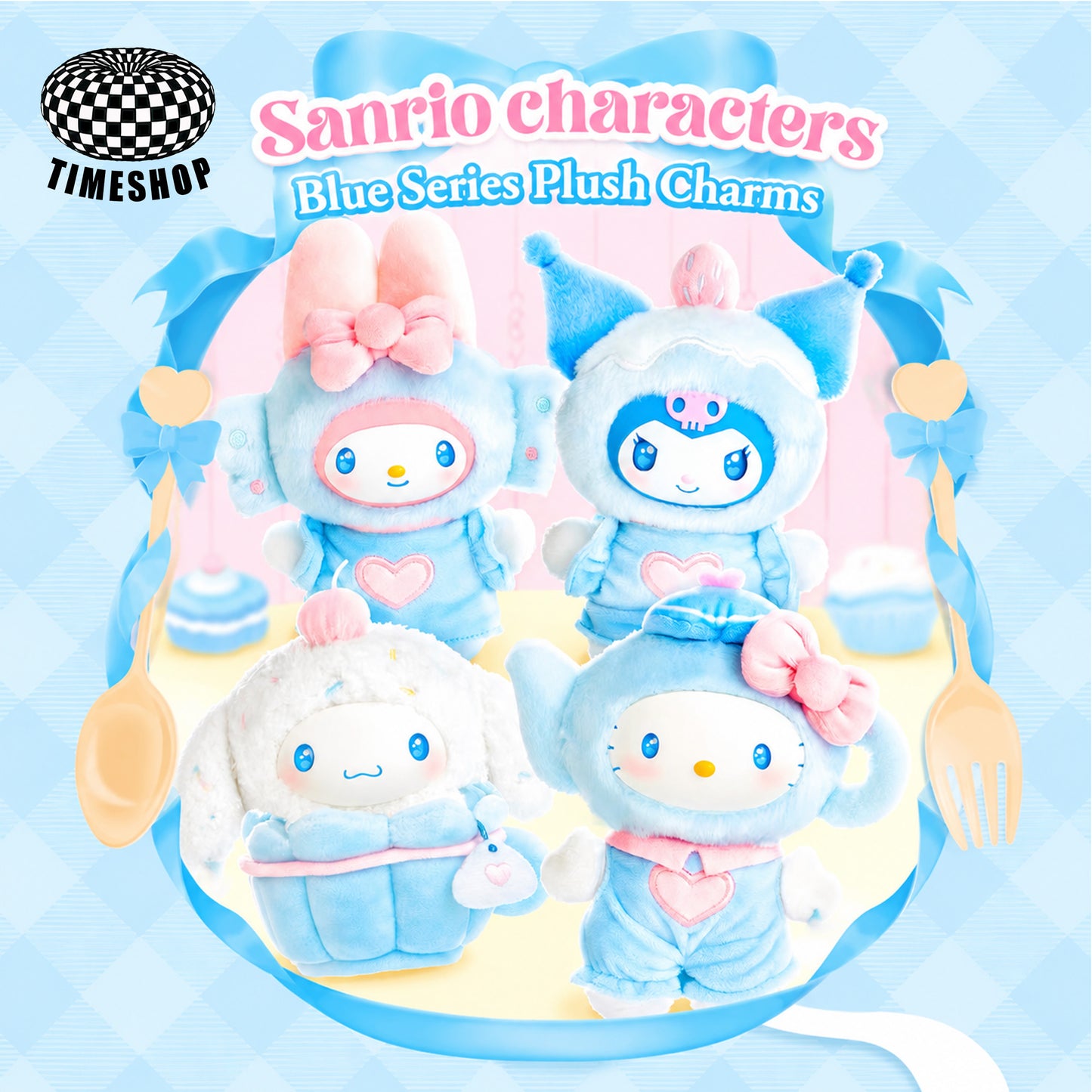 Sanrio® Blue Afternoon Sweet Tea Blind Box Charm Set