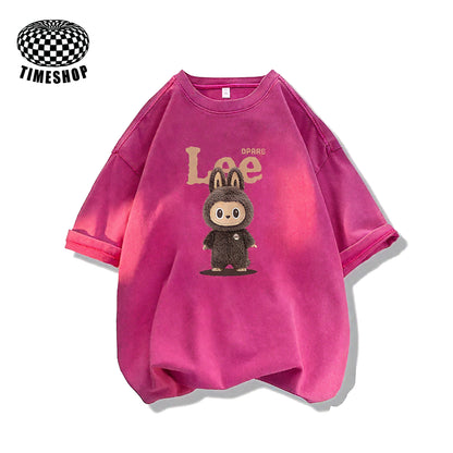 LABUBU Upgraded Denim T-shirt